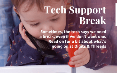 Update: Tech Support Success and (Short) Editorial Delay