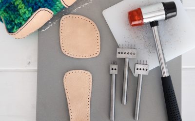 How to Attach Leather Soles to Knit and Crochet Slippers