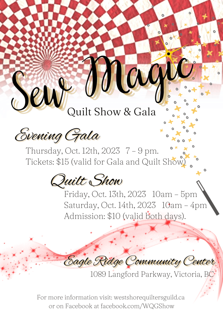 Westshore Quilters' Guild Quilt Show 2023 Sew Magic! Digits & Threads